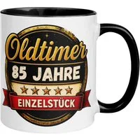 Momentals Tasse 85 Geburtstag Mann Frau – Oldtimer Einzelstück – Geburtstagsgeschenk, Gratis Versand · Links-&Rechtshänder · Spülmaschinenfest