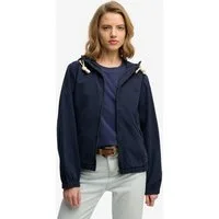 Superdry Parka HOODED WASHED TWILL JKT aus Baumwolle, Relaxed Fit, mit Reißverschluss