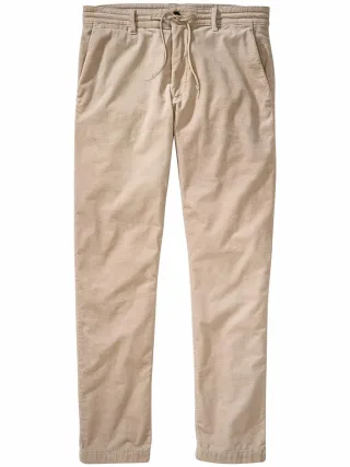 Mey & Edlich Herren Geschichten-Cordchino Beige 98 % Baumwolle, 2 % Elasthan