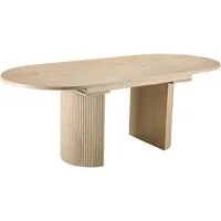 OTTO home Esstisch Gartempe, ausziehbar 160-210 cm, Synchronauszug, inkl Einlegeplatte, Breite 90cm