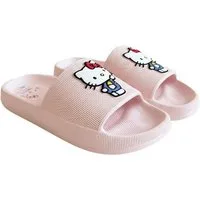 Hello Kitty Sommerschuhe Damen Flip Flops für Ferien Strand und Garten Hausschuh (Packung)
