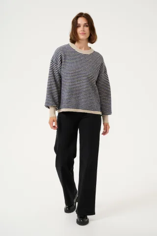 Strickpullover KAellery Strickpullover Loose fit navy