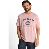 TOM TAILOR T-Shirt mit großem Logofrontprint