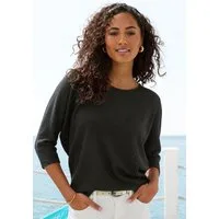 Vivance Langarmshirt mit modischer Waffelstruktur (2er-Pack) aus bügelfreier Strickqualität