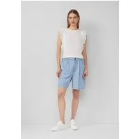 s.Oliver Shorts Hose Fließende Relaxed-Fit-Shorts aus Lyocell mit Elastikbund