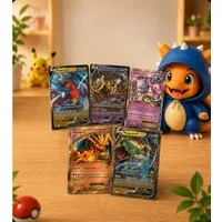 POKÉMON Sammelkarte Pokémon EX / V Karten Set – 5 deutsche Karten gemischt
