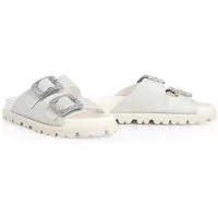 Marc Cain Sports Desert Fiesta Pantolette Sommerschuh, Schlupfschuh, Flats mit funkelnden Schmucksteinen