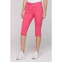 SOCCX Jeansshorts mit Ziernähten