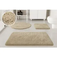 OTTO home Badematte Kaarin, Höhe 30 mm, rutschhemmend beschichtet, schnell trocknend, Polyester, rechteckig, Badteppich, getuftet, flauschig, hochflor, große Farbauswahl