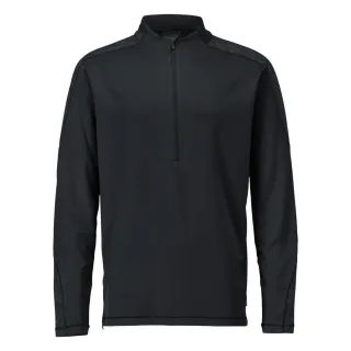 MASCOT Herren Langarmshirt mit kurzem Reißverschluss Schwarz 3XL - 22681-618-09-3XL