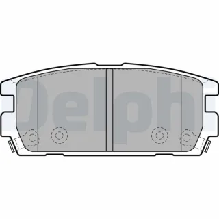 Delphi Bremsbel?ge hinten Hyundai Terracan