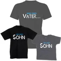 G-graphics T-Shirt Wie der Vater & so der Sohn (Familienset, Einzelteile zum selbst zusammenstellen) Kinder- & Erwachsenen-T-Shirt-Set mit Frontprint