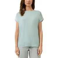 QS Kurzarmshirt mit Ärmelaufschlag
