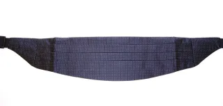 Dolce & Gabbana Blauer Taillen-Smoking-Hosenträger-Gürtel