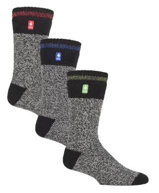 HEAT HOLDERS - 3er Pack Multipack Herren Thermosocken für den Winter - Twist