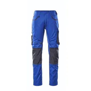 MASCOT Herren Lemberg Hose mit Knietaschen UNIQUE Kornblau / Schwarzblau 52 - 13079-230-11010-90C52