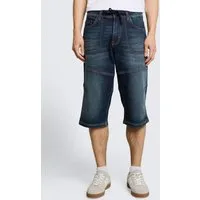 TOM TAILOR Jeansshorts Jeanshosen TTMORRIS RELAXED Overknee Jeans Shorts mit Stretch
