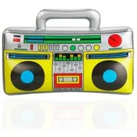 TK Gruppe Kostüm Aufblasbarer Retro Ghettoblaster –90er Fasching Karneval