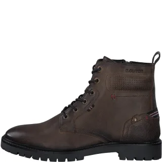 s.Oliver Red Label - Schnürstiefel braun - Gr. - 44