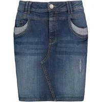 SUBLEVEL Jeansrock Damen Maxi Midi Mini Rock langer Schnitt Denim Stretch