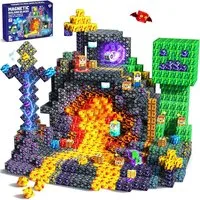 POPOLIC Magnetische Bausteine - 150 Teile Magnetbausteine Magnetspielzeug Magnetspielbausteine, (150 St., Magnetische Bauwelt Spielzeug Magnetblöcke), für Kinder ab 3 4 5 6 Jahre Verstaubare,Christmas Adventskalender