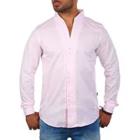 CARISMA Langarmhemd Herren langarm Stehkragen Hemd H-902-regular fit Regular Langarm Stehkragen Uni