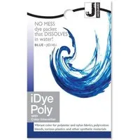 Jacquard Textilfarbe iDye Poly, Färbemittel für synthetische Gewebe, 14g Päckchen inkl. Farbverstärker