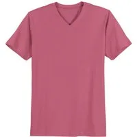 redfield V-Shirt Redfield V-Neck T-Shirt Übergröße dunkelrosa
