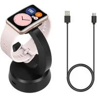 kwmobile USB Ladegerät für Huawei Watch Fit / Band 9 / Band 8 / Band 7 / Band 6 Smartphone-Ladegerät (1-tlg., Smart Watch Ladestation - Ladekabel mit Standfunktion)