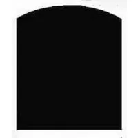 Hanseatic Bodenschutzplatte für Kaminöfen Segment 100 Stahl, 1-St., Stahl-Segment 100 x 120 cm, 2mm Stärke, schwarz, zum Funkenschutz