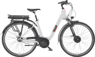 Telefunken "Multitalent RC845" 7 Gang Shimano Nabenschaltung Frontmotor 250 W 28 Zoll, Straßenzulassung, ca. 100 km Reichweite, Pedelec, Elektrofahrrad für Herren u. Damen, tiefer Einstieg