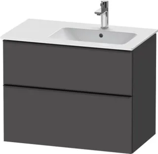 Duravit D-Neo Waschtischunterbau wandhängend Graphit Matt 810x462x625 mm - DE43670BD490000 DE43670BD490000