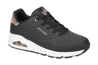 Skechers 177094 BLK Damenschuhe UNO - GOLDEN AIR Schwarz Memory Foam