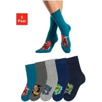 H.I.S Socken (Packung, 5-Paar) mit Dinosauriermotiven