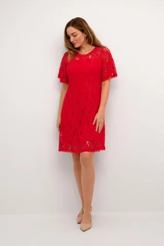 Kleid Feminine red