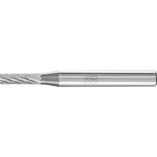 PFERD TOOLS Hartmetall Frässtift Zylinder ZYAS stirnirnverzahnt Z4 universal mittel fein - 21100146