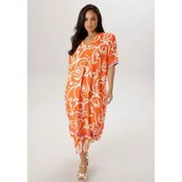 Aniston PLUS Sommerkleid mit extravagantem, grafischen Druck