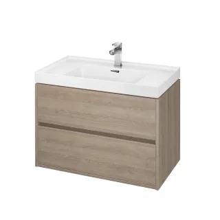 Neuesbad Serie 300 Waschtischunterschrank, B:794, T:447, H:533mm, Eiche 1S924-0091