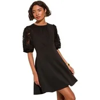 Friends Like These Minikleid Friends Like These Scuba-Minikleid mit 3D-Spitze (1-tlg)