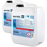 Höfer Chemie GmbH Poolpflege 2x 5 L BAYZID® Algizid Algenverhütung für Pools, Vorbeugend gegen Algenbildung