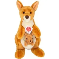 Teddy Hermann® Kuscheltier Känguru mit Baby 30 cm