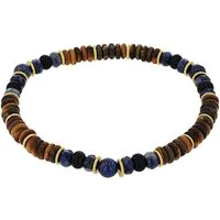 Amor Armband, mit Lapislazuli, Tigerauge