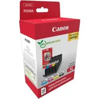 Canon CLI-551XL BK/C/M/Y + Photo Value Pack Tintenpatrone (Packung, 4-tlg)