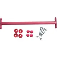 ROG-Gardenline Turnreck Reckstange Metall stabile Turnstange inklusive Montagematerial, (rosa, 60 cm)
