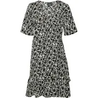 Vero Moda Minikleid VMPAGE (1-tlg) Volant