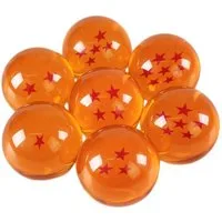 Corimori Sammelfigur Dragon Balls komplettes Set für Sammler, Geschenkbox mit 7 Kugeln, Kunstglas, Fanartikel