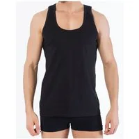 cwonlineshop Unterhemd 4er Sparset Herren-Unterhemd, Feinripp aus 100% Baumwolle Qualitätsware Schwarz Gr. M L XL XXL XXXL