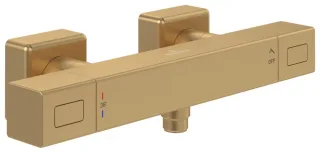 Villeroy & Boch Duschthermostat Universal Taps 317x65x104mm Dusche Eckig Brushed Gold TVS00001800076