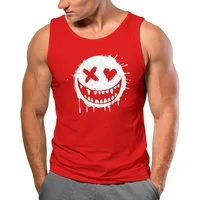 Neverless Tanktop Herren Tank-Top {replace} Muskelshirt mit Print