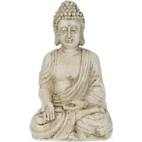 relaxdays Buddhafigur Buddha Figur sitzend 17,5 cm (1 St)
